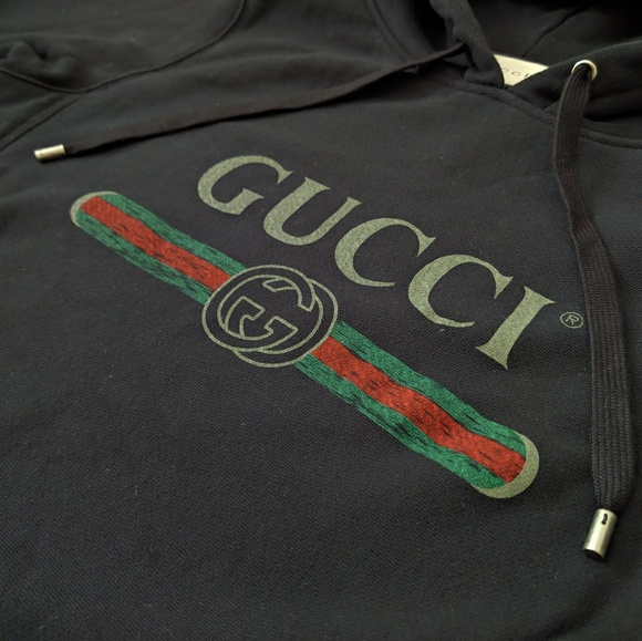 gucci classic logo hoodie